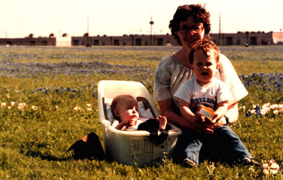 bryan and jeff in bluebonnets