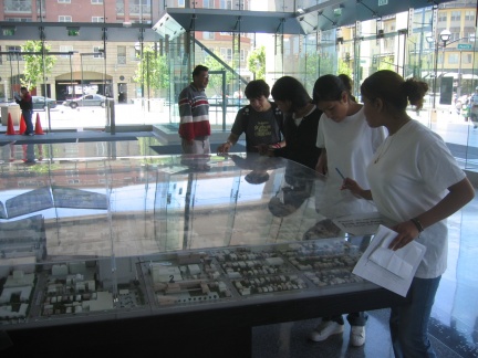 scale model of downtown