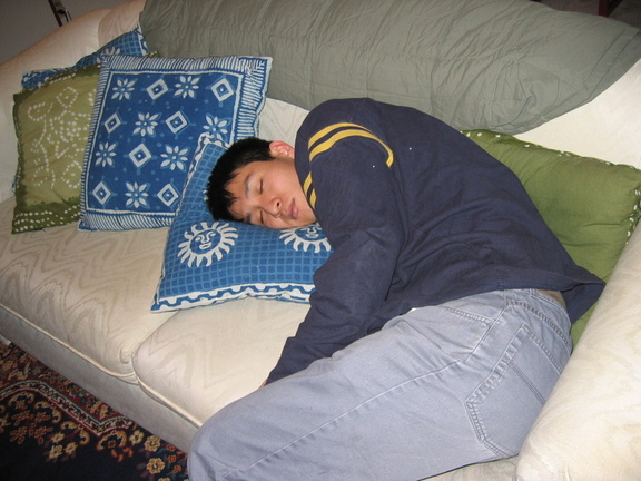 frank sleeps