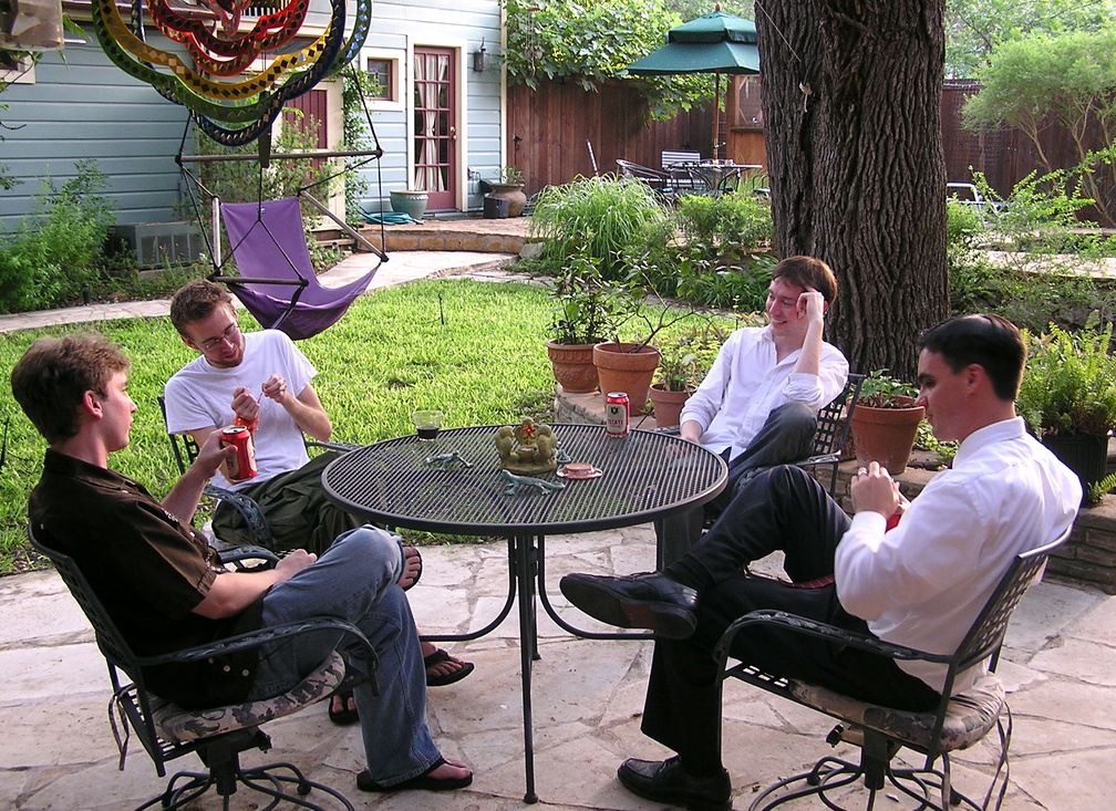 12 boys in the backyard