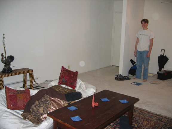 Bryan and the temp set up