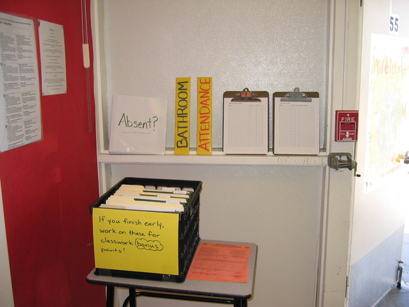 Back corner
