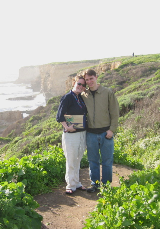 bryan and leslie by the coast