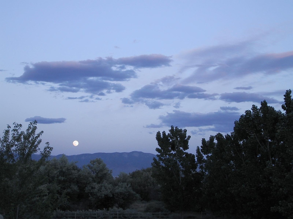 moon over sandias