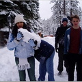 snow eating