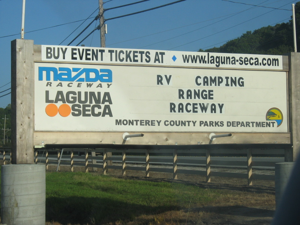 laguna seca sign