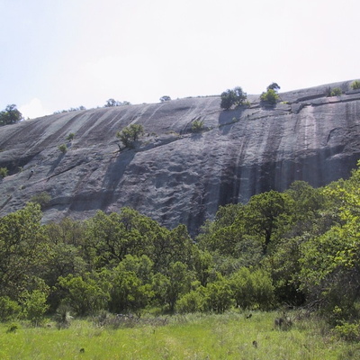 Climbing at Enchanted Rock