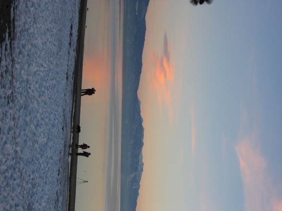 lake tahoe at sunset