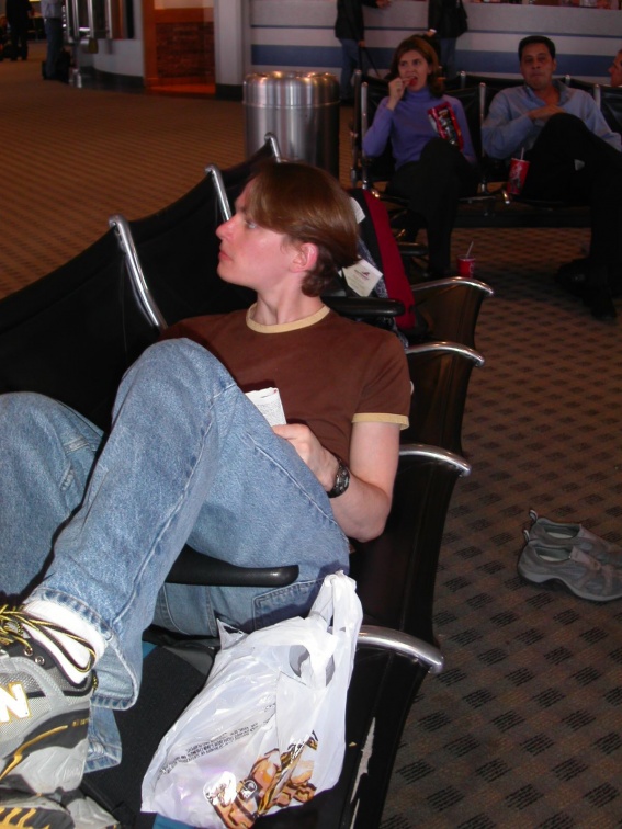 Bryan in the airport