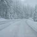 24 the road snowing again