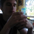 bryan pensive with whipped cream